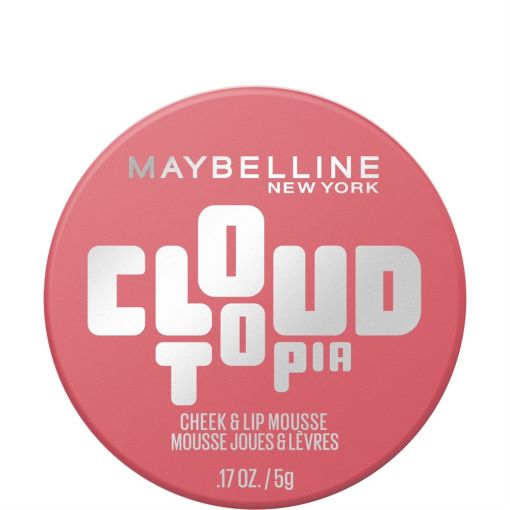 Maybelline Cloudtopia Cheek & Lip Mousse Mousse para mejillas y labios superpigmentado resistente a transferencias ofrece un acabado mate hasta 14 horas