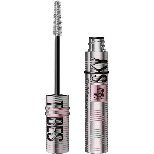 Maybelline Lash Sensational Sky Tubes M&aacute;scara de pesta&ntilde;as resistente al agua envuelve cada pesta&ntilde;as en ligeros tubos alargando y definiendo la mirada hasta 24 horas