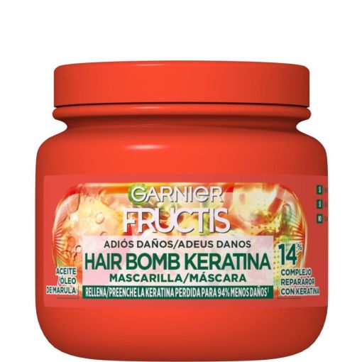 Fructis Adi&oacute;s Da&ntilde;os Macarilla Fortificante Mascarilla fortificante limpia repara y rellena las grietas para cabello da&ntilde;ado 320 ml