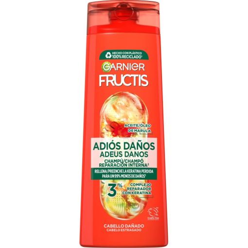 Fructis Adi&oacute;s Da&ntilde;os Champ&uacute; Fortificante Champ&uacute; fortificante limpia repara y rellena las grietas para cabello da&ntilde;ado 380 ml