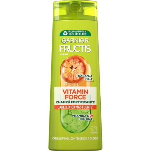 Fructis Vitamin Force Champ&uacute; Fortificante Champ&uacute; fortificante antica&iacute;da para cabello fr&aacute;gil 380 ml