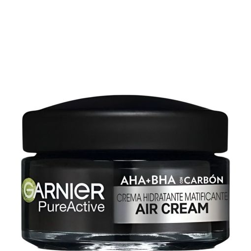 Garnier Pure Active Aha+Bha Carbón Crema Hidratante Matificante Crema hidratante matificante reduce imperfecciones pieles tendencia acnéica 50 ml