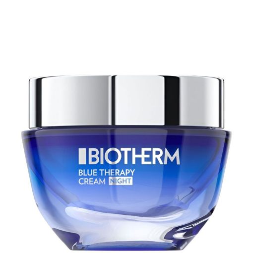 Biotherm Blue Therapy Cream Night Crema facial de noche antiedad antioxidante piel alisada reafirmada y suavizada 50 ml