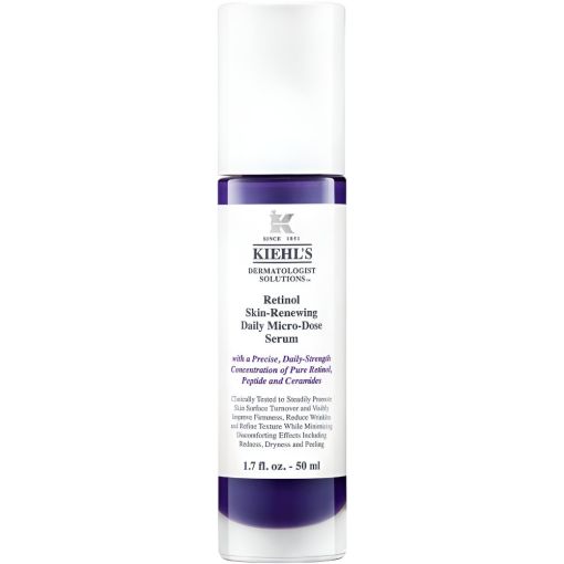 Kiehl'S Retinol Skin-Renewing Daily Micro-Dose Serum S&eacute;rum antiedad de noche con retinol reduce arrugas manchas y poros aumentando la luminosidad