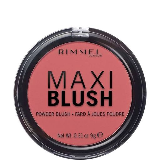 Rimmel London Maxi Blush Powder Blush Colorete ultrapigmentado de textura ultraligera y suave para looks suaves y vibrantes de larga duraci&oacute;n