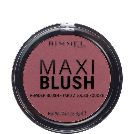 Rimmel London Maxi Blush Powder Blush Colorete ultrapigmentado de textura ultraligera y suave para looks suaves y vibrantes de larga duración