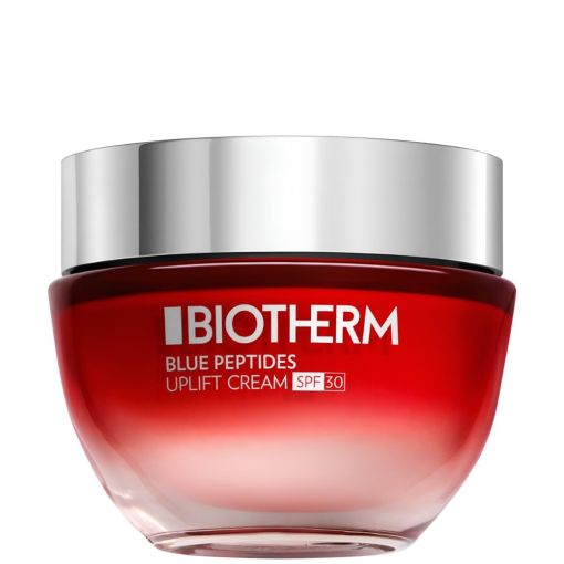 Biotherm Blue Peptides Uplift Cream Spf 30 Crema facial de d&iacute;a antiedad reafirmante efecto lifting ofrece mayor firmeza y luminosidad 50 ml
