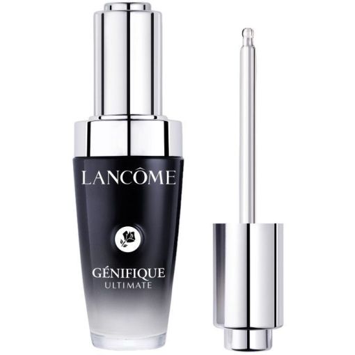 Lanc&ocirc;me G&eacute;nifique Ultimate S&eacute;rum doble reparaci&oacute;n restaura la barrera cut&aacute;nea y combate primeros signos de envejecimiento