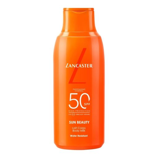 Lancaster Sun Beauty Body Milk Spf 50 Leche solar corporal ayuda a reparar la piel de los da&ntilde;os provocados por el sol 175 ml