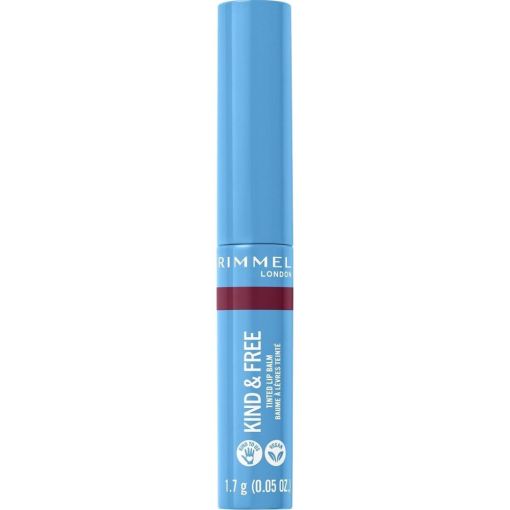 Rimmel London Kind & Free Tinted Lip Balm B&aacute;lsamo labial con color hidratante nutritivo vegano y sostenible