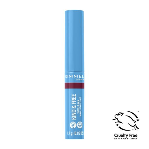 Rimmel London Kind & Free Tinted Lip Balm Bálsamo labial con color hidratante nutritivo vegano y sostenible