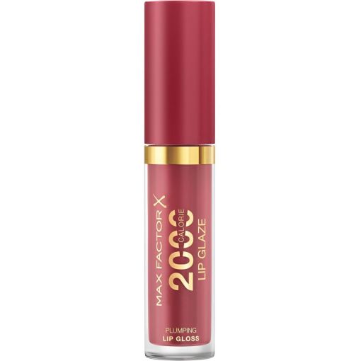 Max Factor 2000 Calorie Lip Glaze Plumping Lip Gloss Brillo de labios no pegajoso ofrece efecto voluminizador para confort m&aacute;ximo