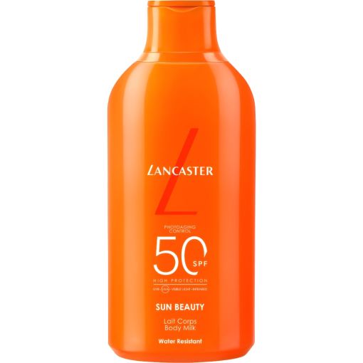 Lancaster Confort Milk Lait Comfort Spf 50 Leche solar corporal proprociona bronceado luminoso radiante y de larga duraci&oacute;n  400 ml