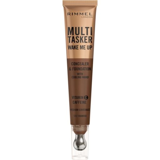 Rimmel London Multi Tasker Wake Me Up Concealer & Foundation Corrector y base de maquillaje ilumina corrige y reaviva la piel