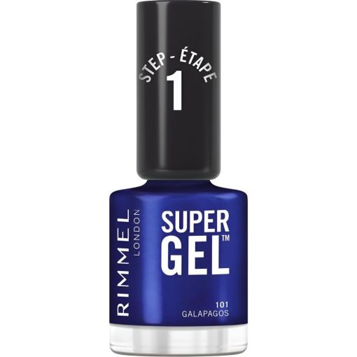 Rimmel London Super Gel Step 1 Esmalte de uñas ofrece hasta 14 días de color y brillo en gel sin necesidad de lámpara