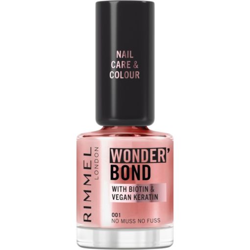 Rimmel London Wonder' Bond Nail Care & Colour Esmalte de u&ntilde;as acabado brillante fortalece nutre y revitaliza las u&ntilde;as desde la primera pasada