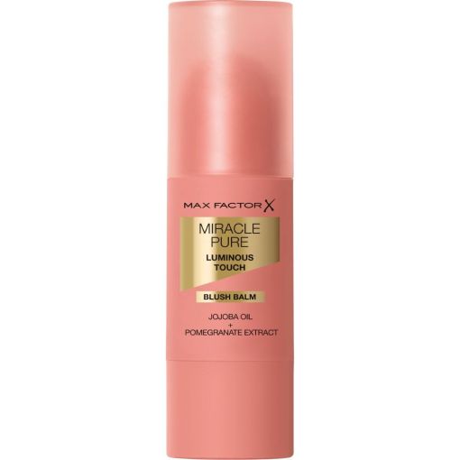 Max Factor Miracle Pure Luminous Touch Blush Balm Colorete en barra ultracremoso y modulable se difumina perfectamente iluminando y realzando el brillo natural