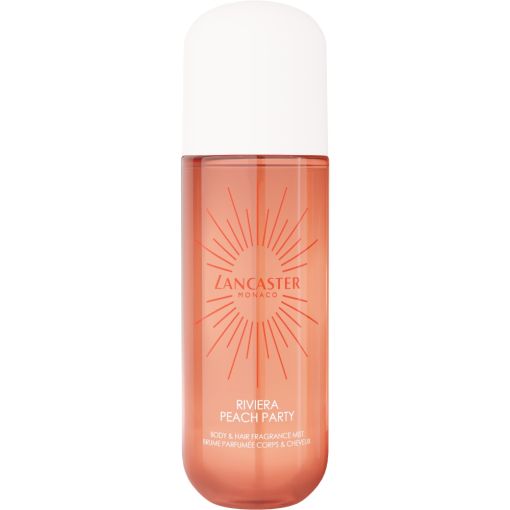 Lancaster Riviera Peach Party Body & Hair Fragrance Mist Body y hair mist captura la esencia del glamour veraniego sin esfuerzo 236 ml