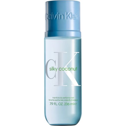 Calvin Klein Silky Coconut Hair & Body Perfume Mist Body y hair mist de f&oacute;rmula hidratante y ligera perfuma tu piel con aroma refrescante a coco helado y pi&ntilde;a jugosa 236 ml