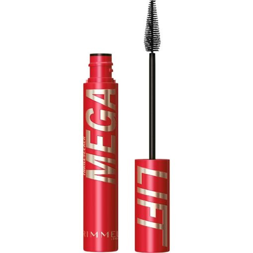Rimmel London Thrill Seeker Mega Lift Máscara de pestañas efecto lifting ofrece volumen más extremo y sin grumos hasta 6 veces más
