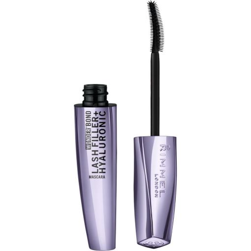 Rimmel London Wonder' Bond Lash Filler + Hyaluronic Mascara Máscara de pestañas ofrece elevación volumen y rizos