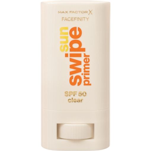 Max Factor Facefinity Sun Swipe Primer Spf 50 Prebase de maquillaje calma y mejora la flexibilidad de la piel ofreciendo una hidrataci&oacute;n intensa con escualano 17 gr