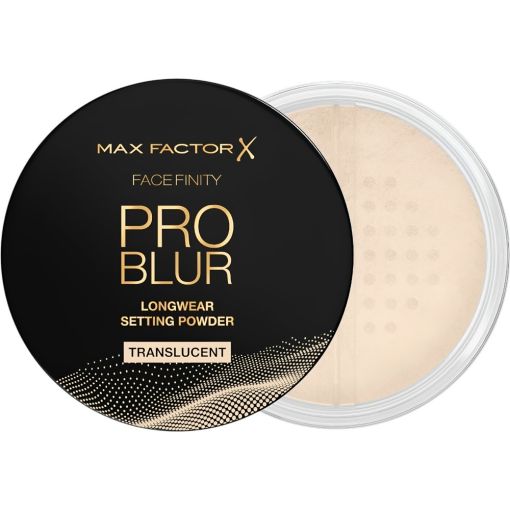 Max Factor Face Finity Pro Blur Longwear Setting Powder Polvos compactos fijan matifican y difuminan mientras controlan los brillos