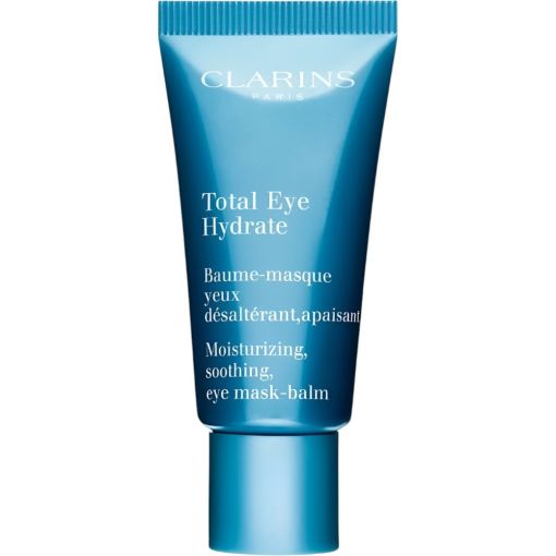 Clarins Total Eye Hydrate Baume-Masque Yeux Contorno de ojos hidratante refrescante calmante e iluminador para mirada fresca y revitalizada 20 ml