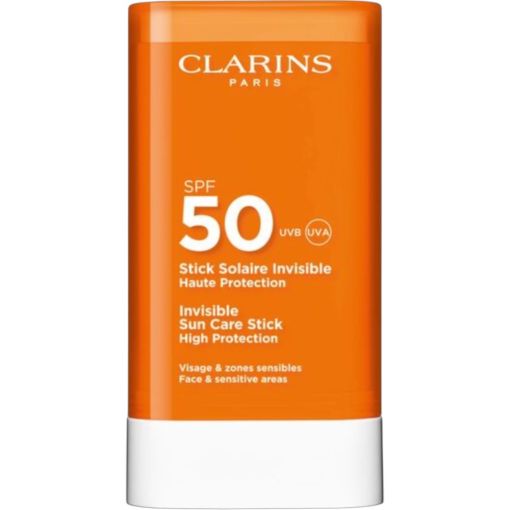 Clarins Stick Solaire Invisible Haute Spf 50 Stick solar facial antiedad de textura invisible combate arrugas y manchas oscuras 17 gr