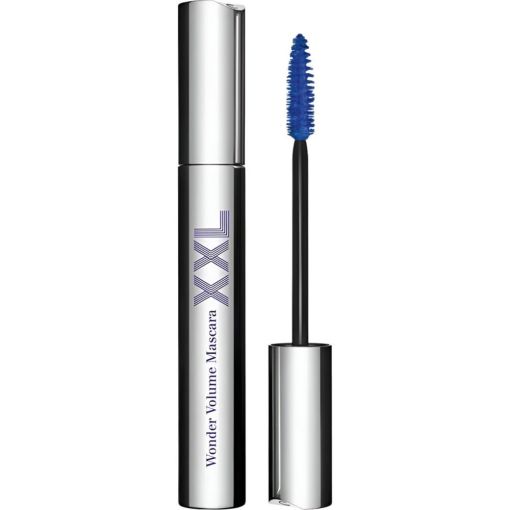 Clarins Wonder Volume Mascara Xxl Máscara de pestañas con cepillo de fibra de ricino para  mirada intensa hasta 12 horas de duración