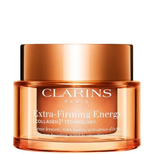 Clarins Extra-Firming Energy Cr&egrave;me Fermet&eacute; Crema de d&iacute;a antiedad de textura fresca devuelve la vitalidad al rostro ofreciendo una piel m&aacute;s firme lisa y luminosa 50 ml
