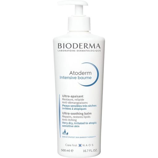 Bioderma Atoderm Intensive Baume Ultra-Apaisant Corporal B&aacute;lsamo corporal cuidado intensivo reparador antiprurito ultracalmante y ultranutritivo 500 ml