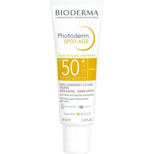 Bioderma Photoderm Spot-Age Spf 50+ Protector solar facial antiedad previene y corrige la aparici&oacute;n de manchas 40 ml