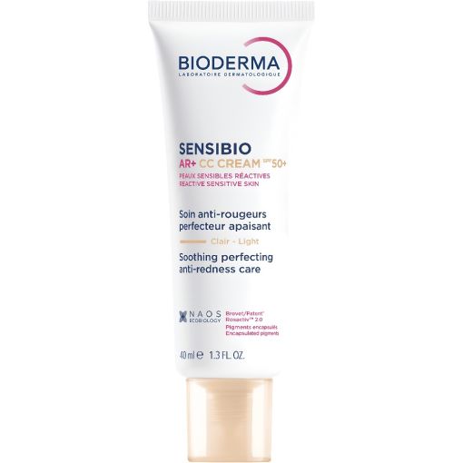 Bioderma Sensibio Ar+ Cc Cream Spf 50+ Tratamiento facial con color reduce las rojeces y unifica el tono hidratando hasta 8 horas 40 ml