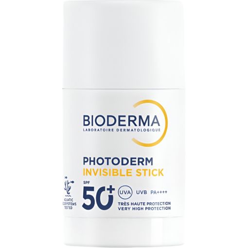 Bioderma Photoderm Invisible Stick Spf 50+ Stick solar facial de textura invisible y no grasa ofrece efecto matificante inmediato de larga duraci&oacute;n 15 gr