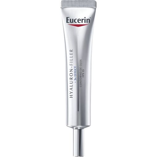 Eucerin Anti-Age Hyaluron-Filler Eye Spf 15 Contorno de ojos antiedad combate las arrugas para rejuvenecer y proteger la mirada 15 ml