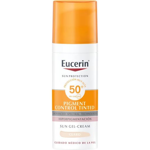 Eucerin Pigment Control Tinted Spf 50+ Fotoprotector con color reduce o previene manchas de hiperpigmentaci&oacute;n 50 ml