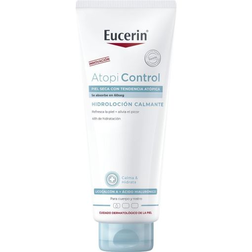 Eucerin Atopi Control Hidroloción Calmante Loción corporal calmante de textura ultraligera alivia el picor regenera e hidrata durante 48 horas 400 ml
