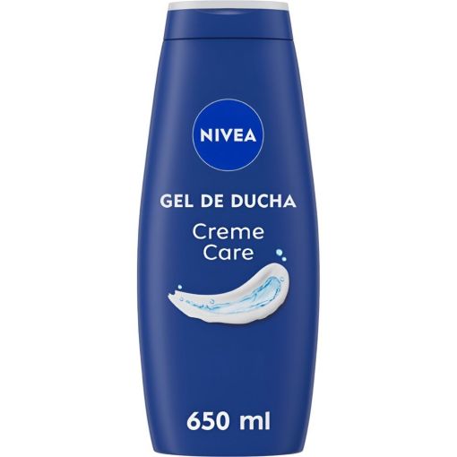 Nivea Creme Care Gel De Ducha Gel de ducha enriquecido con aceites naturales ofrece piel sana suave y cuidada con suave aroma 650 ml