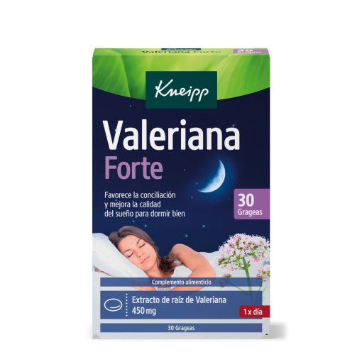 Kneipp Valeriana Forte Complemento Alimenticio Complemento alimenticio favorece la conciliación del sueño 30 uds