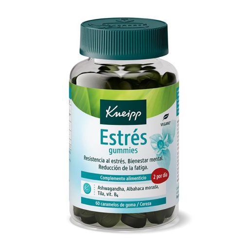Kneipp Estrés Gummies Complemento Alimenticio Complemento alimenticio ayuda a la resistencia al estrés y al bienestar mental 60 uds