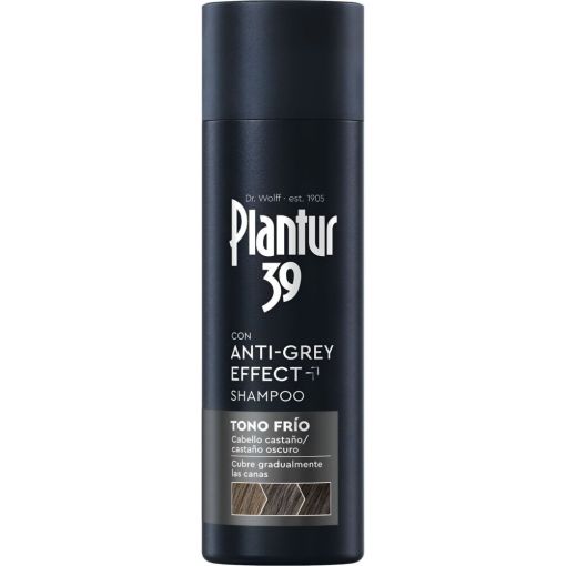 Plantur 39 Anti-Grey Effect Shampoo Champú anticaída y anticanas para mujer previene la caída del cabello y oscurece el cabello 200 ml