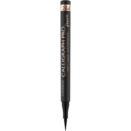 Catrice Calligraph Pro Precise Matt Liner Waterproof Delienador de ojos resistente al agua de alta cobertura y gran precisión 24 horas de duración