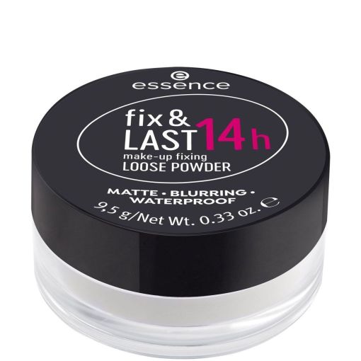Essence Fix & Last 14h Make Up Fishing Loose Powder Polvos sueltos trasl&uacute;cidos finajores ofrecen acabado mate