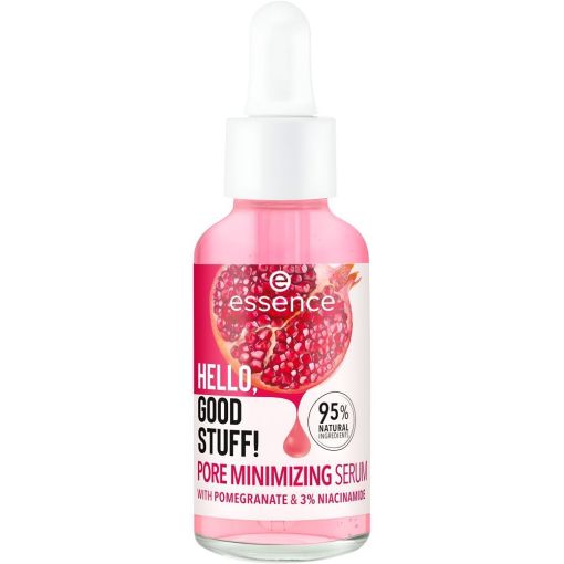 Essence Hello, Good Stuff! Pore Minimizing Serum S&eacute;rum minimizador de poros con granada y niacinamida 30 ml