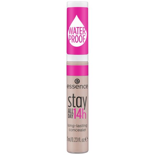 Essence Stay All Day 14h Long-Lasting Concealer Corrector facial resistente al agua oculta al instante imperfecciones rojeces y ojeras con acabado mate hasta 14 horas