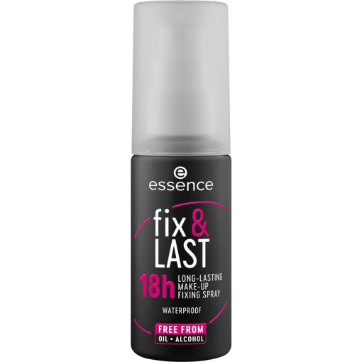 Essence Fix & Last 18h Long-Lasting Make-Up Fixing Spray Spray fijador de maquillaje matificante revitalizante e hidratante hasta 48 horas 50 ml