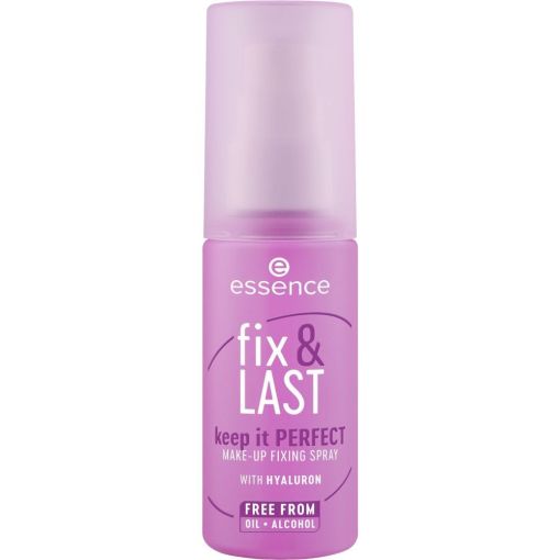 Essence Fix & Last Keep It Perfect Make-Up Fixing Spray Spray fijador de maquillaje de larga duración para un look impecable 50 ml