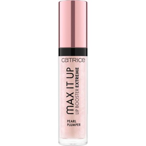 Catrice Max It Up Lip Booster Extreme Brillo de labios voluminizador con color ofrece acabado negro brillante y dulce aroma a mora