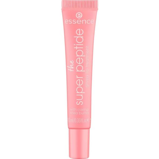 Essence The Super Peptide Glossy Lip Treatment Tratamiento labial de color transparente hidrata en profundidad para labios brillantes y suaves